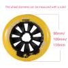 GXBHSP 90mm Inline Wheels 110mm Inline Skate Wheels 100mm Skate wheels with Bearings for Speed and Training Indoor Outdoor (90mm,6) view 2