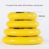 GXBHSP 90mm Inline Wheels 110mm Inline Skate Wheels 100mm Skate wheels with Bearings for Speed and Training Indoor Outdoor (90mm,6) view 4