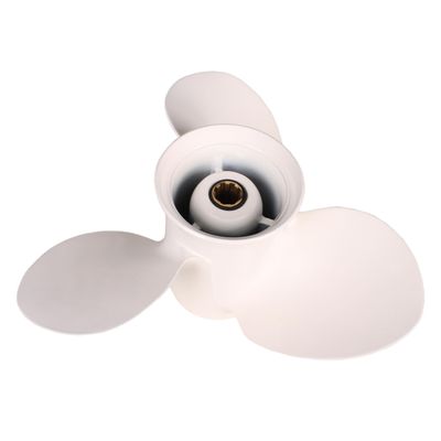 Outboard Engine 9.25x9 63V-45945-00-EL Aluminum Alloy Propeller for Yamaha 9.9HP 15HP 20HP Boat Motor Prop, Size 9 1/4x9-J
