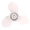 Outboard Engine 9.25x9 63V-45945-00-EL Aluminum Alloy Propeller for Yamaha 9.9HP 15HP 20HP Boat Motor Prop, Size 9 1/4x9-J view 2