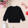ZAXARRA Mommy and Me Matching Outfits Long Sleeve Crewneck Pullover Tops Mama Sweatshirt Mama and Mini Clothes (Bestie & Black,Baby,6-12 Months) view 4
