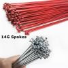 WUPNGS Spokes spokes10 Pcs 14G Bicycle Spokes Stainless Steel Road Bike High Strength Bicycle Spokes(292mm) view 2