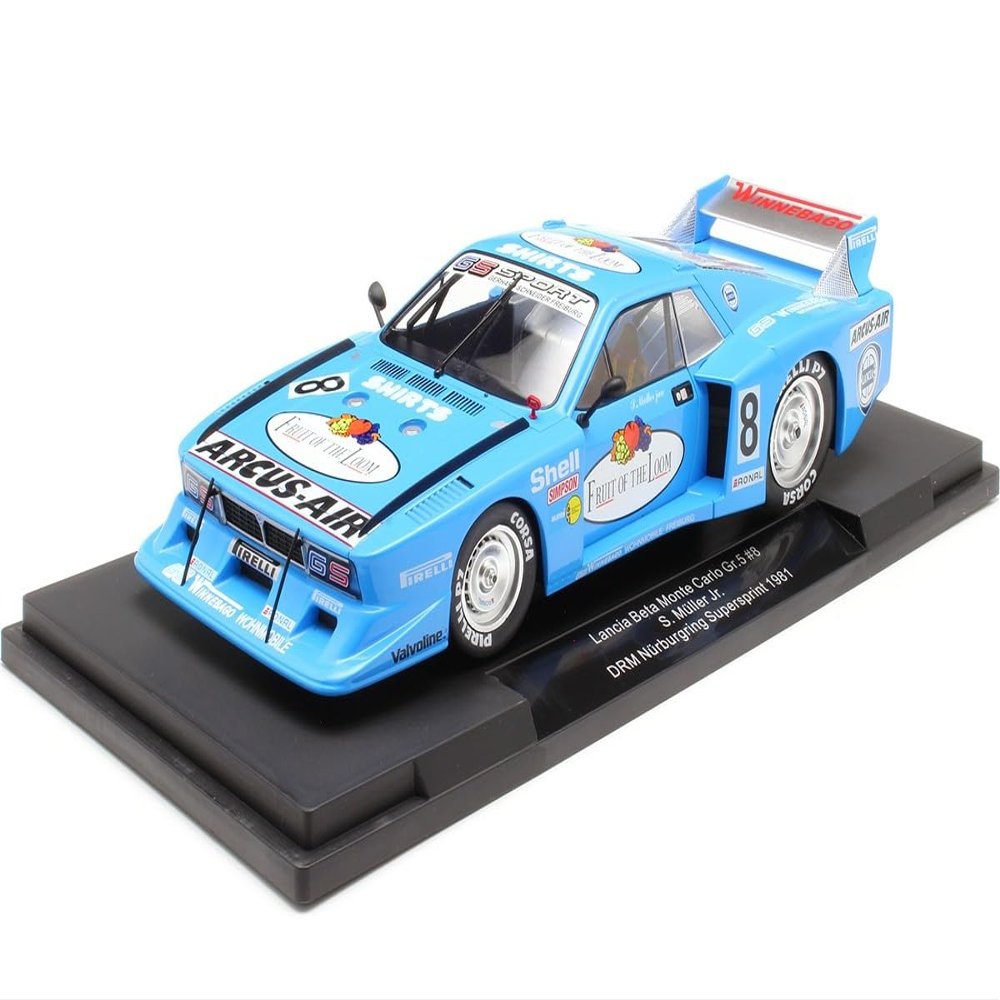 Cochesdemetal Compatible with Lancia Beta Montecarlo Turbo N8 Siegfried Mller DRM Nrburgring 1:18 MC Group 18811R