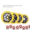 GXBHSP 90mm Inline Wheels 110mm Inline Skate Wheels 100mm Skate wheels with Bearings for Speed and Training Indoor Outdoor (100mm,6) view 3