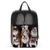 Travel Shoe Bag,English Bulldogs Print Shoe Pouch,outdoor Zippered Carrier Shoe Bags,mens Womens Shoe Tote Bag view 1
