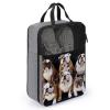 Travel Shoe Bag,English Bulldogs Print Shoe Pouch,outdoor Zippered Carrier Shoe Bags,mens Womens Shoe Tote Bag view 3