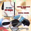 HDSD Custom Baseball Card Binders Up to 900 Pockets - Sports Trading Cards Holder with 50 Sleeves - Personalize Your Name Number Text for Baseball Collectors Boys Girls Gift view 3