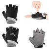 Psdndeww Half Finger Fishings Glove Quick Drying Breathable Sports Glove Highly Elastics Cycling Glove for Kayaking Hikings, Black-M view 2
