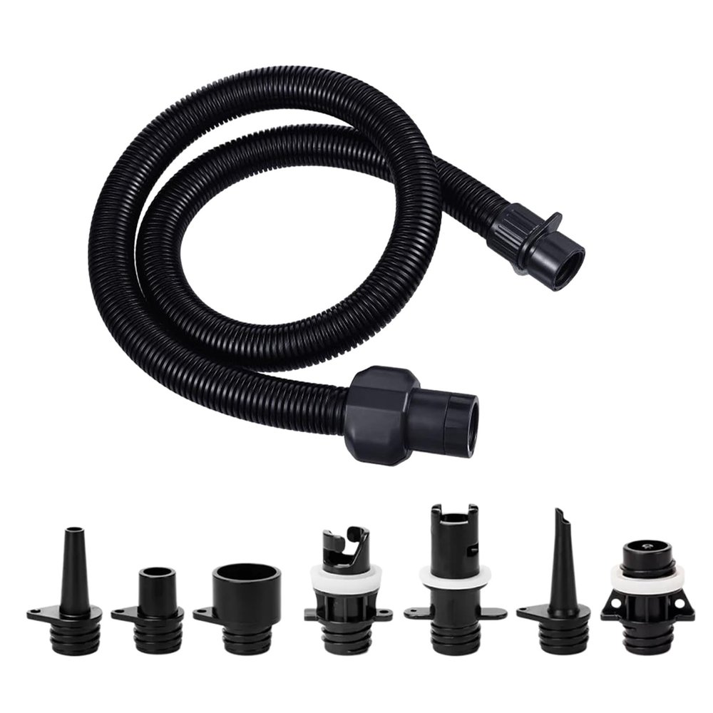 Montesy Paddle Board Pumps Hose With 7 Air Valves Nozzle Replacement Inflatable Boats Pumps Adapter & Air Hose Easy To Use