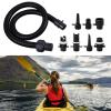 Montesy Paddle Board Pumps Hose With 7 Air Valves Nozzle Replacement Inflatable Boats Pumps Adapter & Air Hose Easy To Use view 2