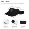 Hairdresser Hairstylist Sport Sun Visor Hats Adjustable Empty Top Baseball Cap Black view 4