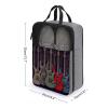 Travel Shoe Bag,Guitar Pattern Print Shoe Pouch,outdoor Zippered Carrier Shoe Bags,mens Womens Shoe Tote Bag view 2
