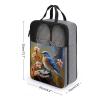 Travel Shoe Bag,Eastern Bluebird Print Shoe Pouch,outdoor Zippered Carrier Shoe Bags,mens Womens Shoe Tote Bag view 2