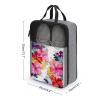 YHEGBFD Travel Shoe Bag,Hawaiian Flower Print Print Shoe Pouch,outdoor Zippered Carrier Shoe Bags,mens Womens Shoe Tote Bag, style view 2