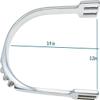 QualiTime Stainless Steel English Bumper Spurs, Equestrian Spurs for Men, Women, 1 Pair, Silver view 2