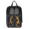 Travel Shoe Bag,Gecko Lizards Print Shoe Pouch,outdoor Zippered Carrier Shoe Bags,mens Womens Shoe Tote Bag view 1