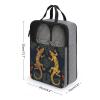 Travel Shoe Bag,Gecko Lizards Print Shoe Pouch,outdoor Zippered Carrier Shoe Bags,mens Womens Shoe Tote Bag view 2