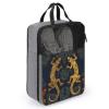 Travel Shoe Bag,Gecko Lizards Print Shoe Pouch,outdoor Zippered Carrier Shoe Bags,mens Womens Shoe Tote Bag view 3