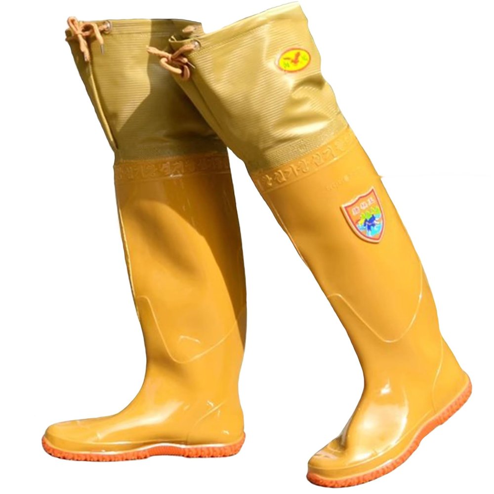 YYOUTOU Hip Waders for Men Waterproof Hip Waders Lightweight Abrasion Resistant Soft Waders for Men Waterproof(9.5)