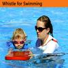 Amzonly Emergency Whistle, 120db Safety Whistle Survival Shrill Loud for Camping Hiking Hunting Boating Fishing Life Vest Jacket Rescue Signaling Kids Lifeguard 5 Pack- Black view 4