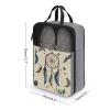 Travel Shoe Bag,Dream Catcher And Moon Print Shoe Pouch,outdoor Zippered Carrier Shoe Bags,mens Womens Shoe Tote Bag view 2