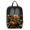 Travel Shoe Bag,Monarch Butterflies Print Shoe Pouch,outdoor Zippered Carrier Shoe Bags,mens Womens Shoe Tote Bag view 1