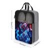 Travel Shoe Bag,DNA Genetic Helix Print Shoe Pouch,outdoor Zippered Carrier Shoe Bags,mens Womens Shoe Tote Bag view 2