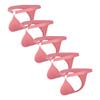 JEsilunmaMY Mens Low Rise T-Back Thong Mesh Breathable Bulge Pouch Jockstrap Underwear Athletic Supporter Breathable Panties (Pink-5PC,X-Large)