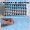 SUZEPER Plush Foam Interlocking Floor Mat with Border, Square Soft Climbing Area Rugs, Exercise Play Mats Floor Tiles for Home Parlor Bedroom(11.8x11.8x0.2in 10 Tiles, Black+White) view 3