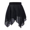 Avrigirl Asymmetric Women Ballet Skirts Pull on Knee Length Chiffon Dance Skirts for Adult view 1