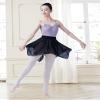 Avrigirl Asymmetric Women Ballet Skirts Pull on Knee Length Chiffon Dance Skirts for Adult view 3