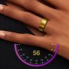 Yunseity Smart Health Ring, SR300 Fitness Ring IP68, Built in Pedometer, Multi Sport Modes Sleep Tracking Ring with Charging Case for Men and Women, (Size 17) view 4