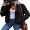 Sidefeel Womens Cardigan Trendy 2025 Long Sleeve Open Front Sweaters Casual Fall Outfit Black Small view 1
