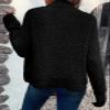 Sidefeel Womens Cardigan Trendy 2025 Long Sleeve Open Front Sweaters Casual Fall Outfit Black Small view 4