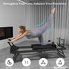 Cloudcool Foldable Pilates Reformer Machine, Portable Adjustable Home Pilates Reformer, Pilates Machine for Reformer Body Stamina Stretching Balance Exercise Workout(Gris) view 4
