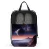 YHEGBFD Travel Shoe Bag,Galaxy Nature Planet Print Shoe Pouch,outdoor Zippered Carrier Shoe Bags,mens Womens Shoe Tote Bag, style view 1