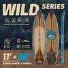 iTAOSTAR W02A Wood Inflatable Paddle Board Stand Up Paddleboard for Beginner Inflatable Paddle Board Wood Grain view 2