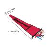 DJJYCTNM Fencing Bag - Thickened Fencing Weapon Bag - Sling Shoulder Fencing Sword Bag for Foil Sabre and Epee(Orange) view 4