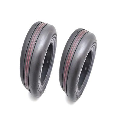 XIBANY Motorized Scooter Front Wheel C/S/T Tire 80/60-5 Tubeless Tire for Nin/ebot Gokart Kit Kart Pro Kit Refit Self Balance Tyre Replacement Accessories Motorized Scooter(2 PCS)