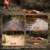 GearOZ Deer Drag Sled Thickened Game Hauler Strap Reduce Ground Friction & Transport Game Easier Heavy Duty Deer Pull Rope for Dragging Deer Cart Deer Hunting Accessories Gift for Hunters, Orange view 4