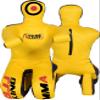 Stylso Grappling Dummy for Adults, Unfilled Wrestling Dummy, Hanging Jiu Jitsu Dummy for BJJ, MMA, Judo, Karate, Martial Arts (Yellow Sit, 6ft / 72 inches) view 4