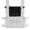 Hdlsina Tactical Modular Panel with Hook and Loop for Tactical Chest Rig Huntting Vest (Black) view 1