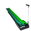 Golf Putting Mats with Ball Return Synthetic Turf Golf Practice Putting Green for Indoor view 1