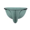 JEsilunmaMY Mens Mesh Stripe G-String Jockstrap Low Waist Bulge Pouch Bikini Thong Breathable Athletic Supporters Jock Strap (Green-3PC,Medium) view 4