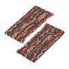 Bacon Pattern Print Unisex Athletic Headbands, Sweat-Wicking Stretchy Sports Hairband,for Running Basketball view 4