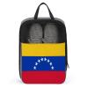 Travel Shoe Bag,Flag of Venezuela Print Shoe Pouch,outdoor Zippered Carrier Shoe Bags,mens Womens Shoe Tote Bag view 1