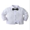 Boarnseorl Baby Boys Pants Sets,Infant Shirt+Pants+Bow Tie+Vest,Toddler Little Kids Gentleman Outfits,5-6Y view 3