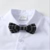 Boarnseorl Baby Boys Pants Sets,Infant Shirt+Pants+Bow Tie+Vest,Toddler Little Kids Gentleman Outfits,5-6Y view 4