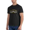 WOLEN USS Saratoga Cv-60 Men's Round Neck Comfortable Short Sleeve T-Shirt Black view 3