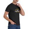WOLEN USS Saratoga Cv-60 Men's Round Neck Comfortable Short Sleeve T-Shirt Black view 4